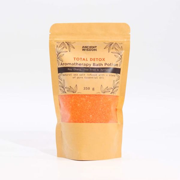 Aromatherapy Bath Potion in Kraft Bag 350g - Total Detox