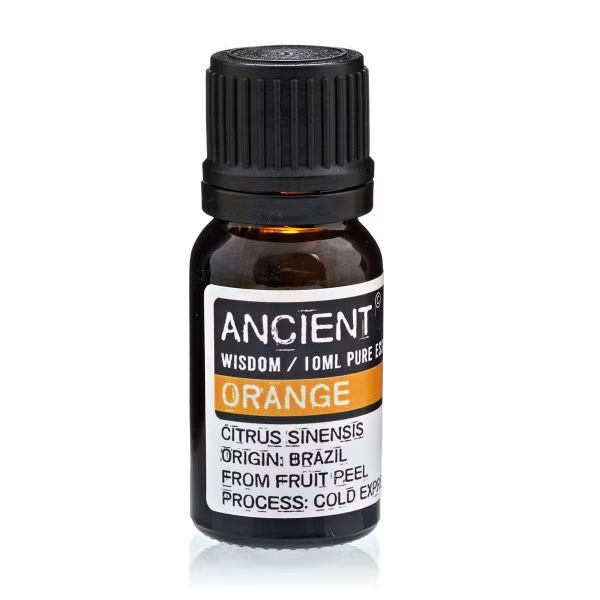Close‑up of Orange Essential Oil bottle 