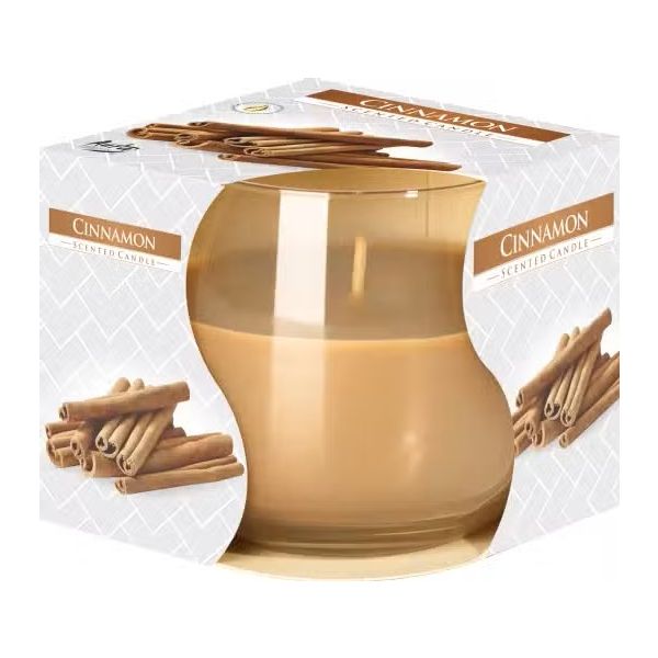 Scented Glass Jar Candle - Cinnamon
