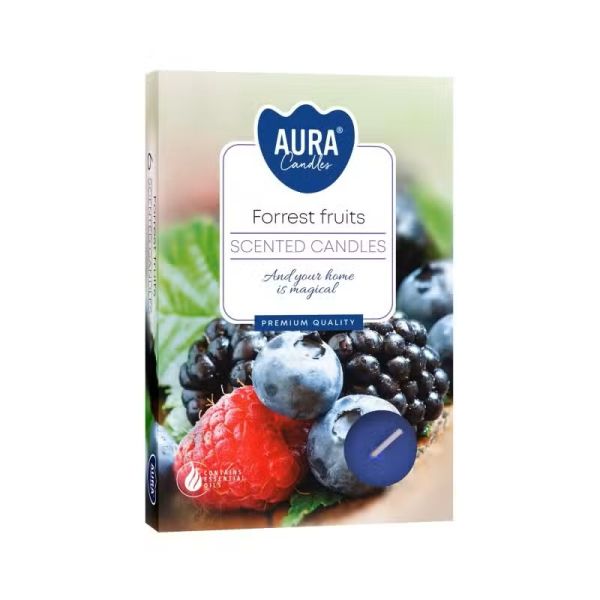 Set of 6 Scented Tealights - Forest Fruits