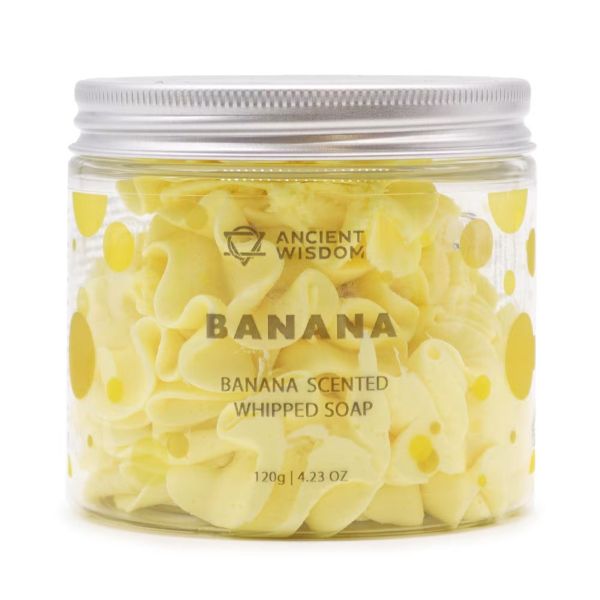 Banana Whipped Soap 120g
