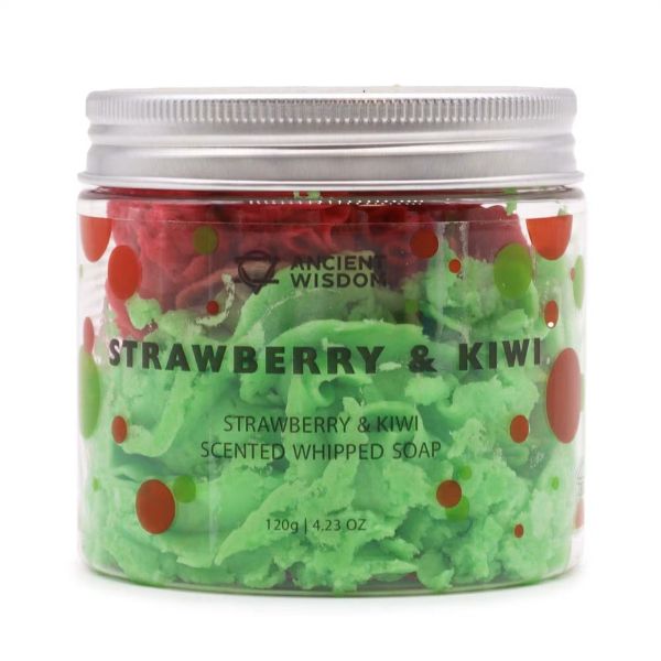Strawberry & Kiwi Whipped Soap 120g