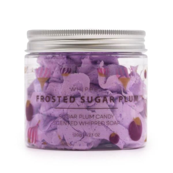 Frosted Sugar Plum Whipped Soap 120g