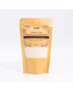 Aromatherapy Bath Potion in kraft bag – Colds & Flu blend with eucalyptus, ginger and black pepper – Scented Serenade