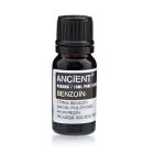 Benzoin Essential Oil product shot with natural resin