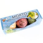 Mojito Cocktail Bath Bomb Gift Set – Revolution de Cuba edition with three lime and mint fizzers