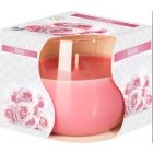 Scented Glass Jar Candle - Rose