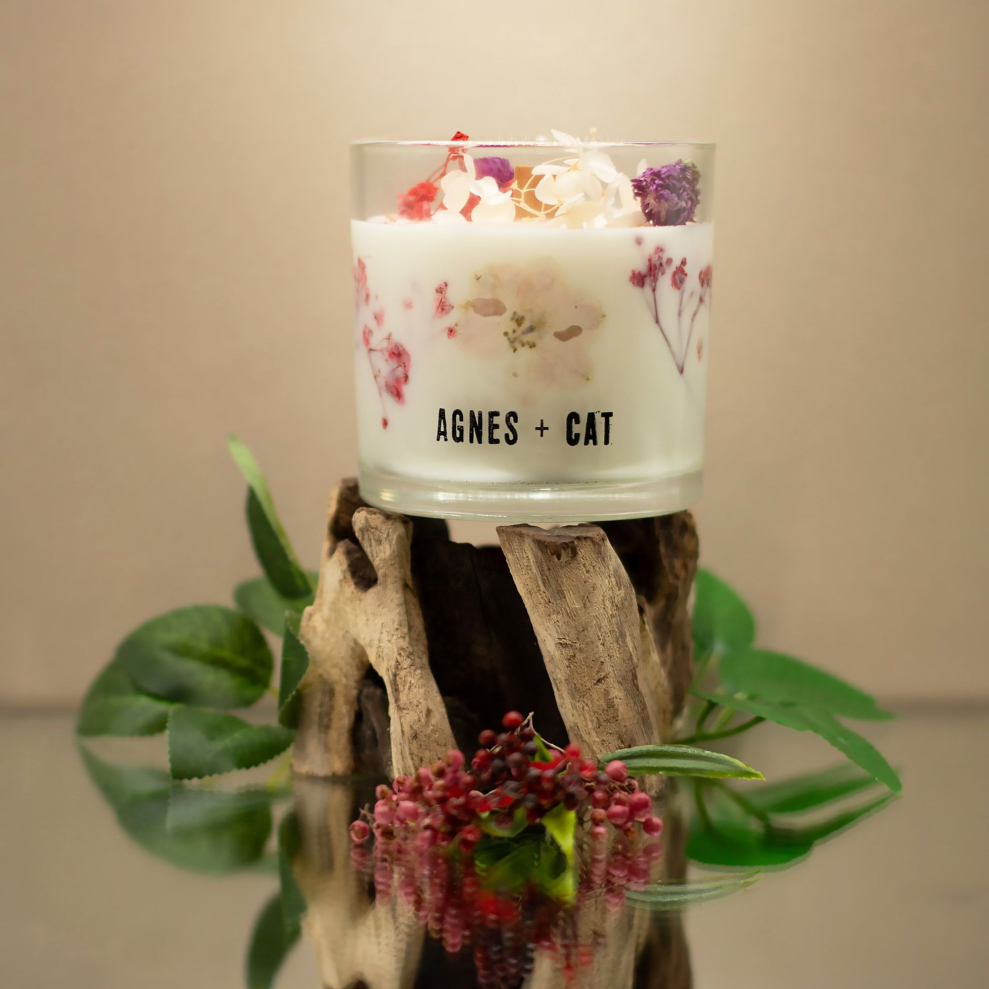 Botanical Soy Wax Candle - Roses of Sawrey