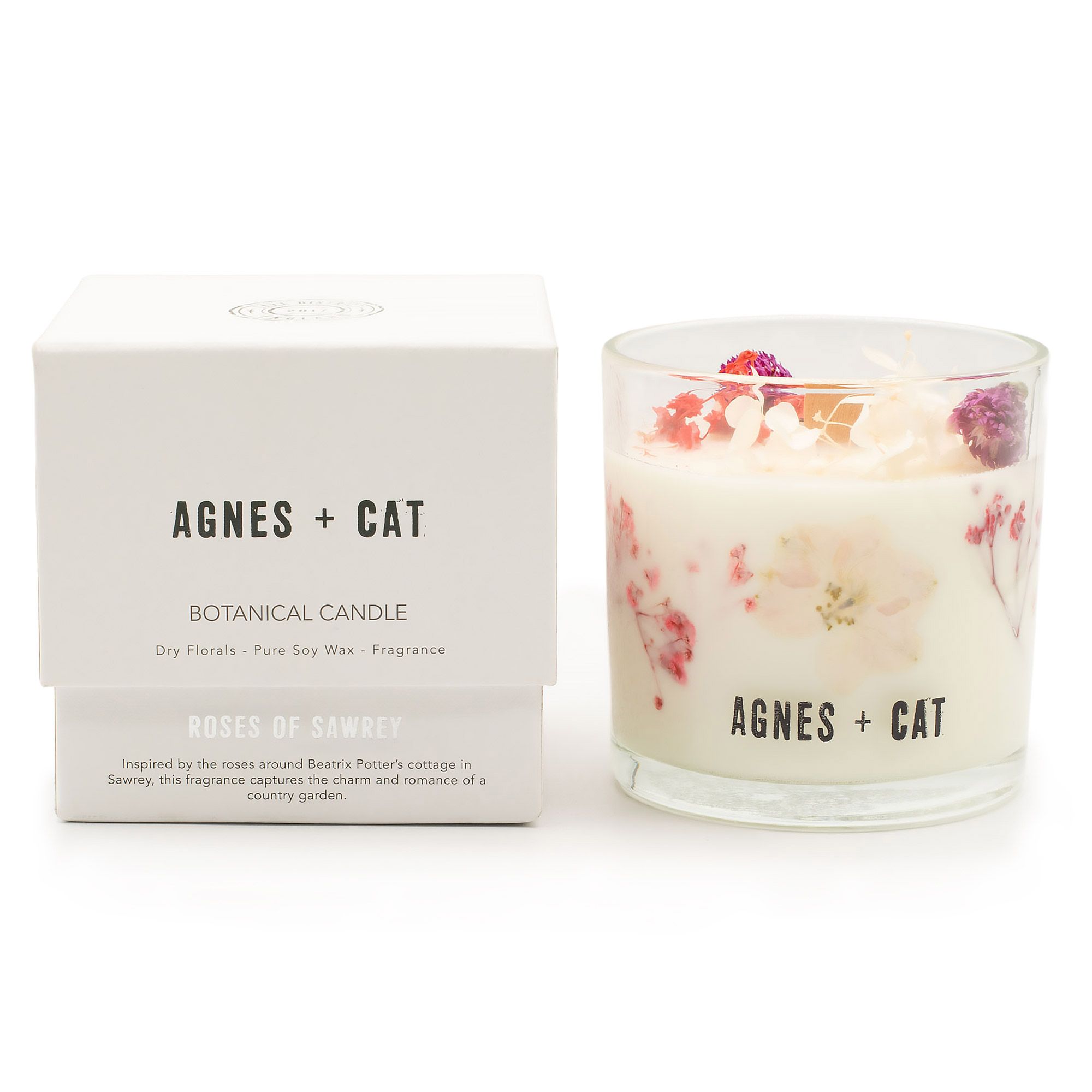 Botanical Soy Wax Candle - Roses of Sawrey - Image 5