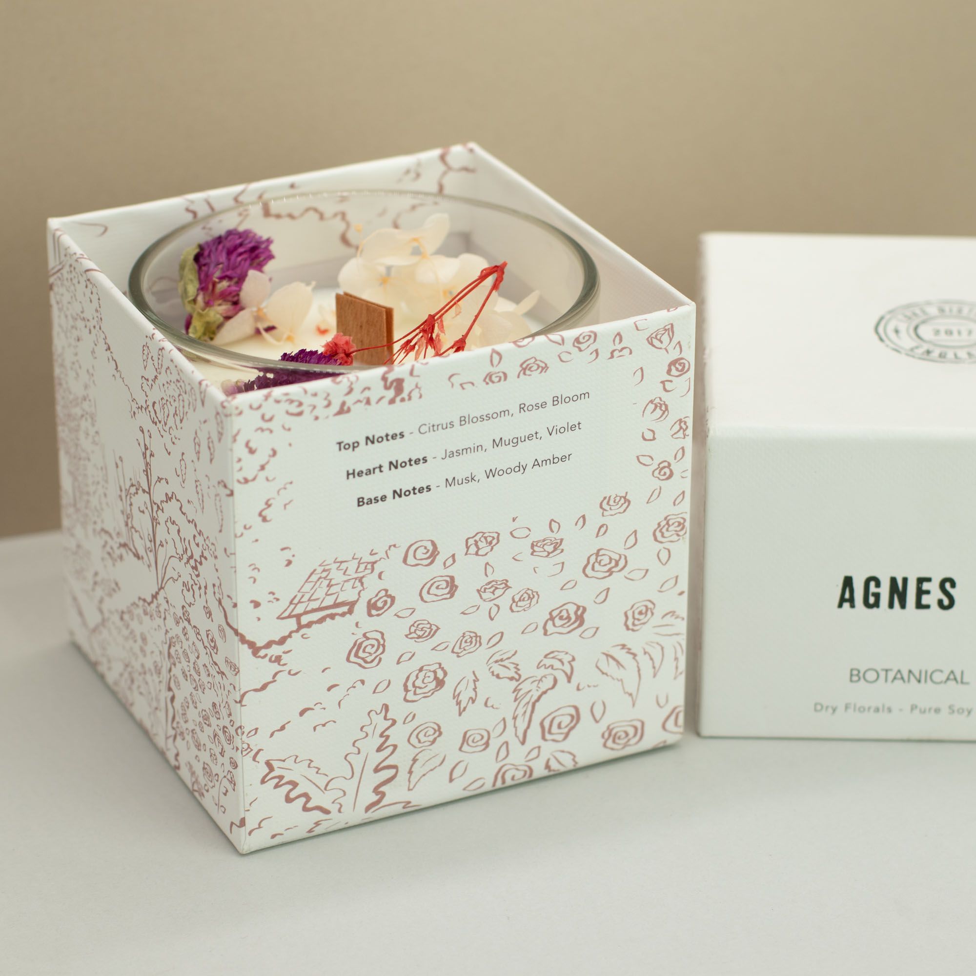 Botanical Soy Wax Candle - Roses of Sawrey - Image 3