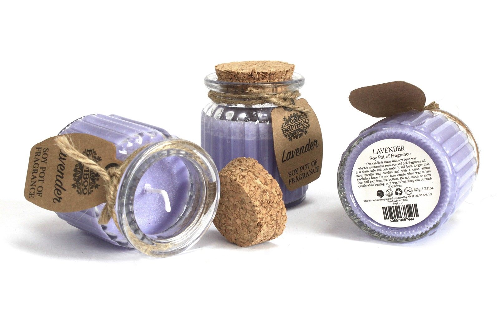 Violet Soy Pot of Fragrance Candles - Image 4