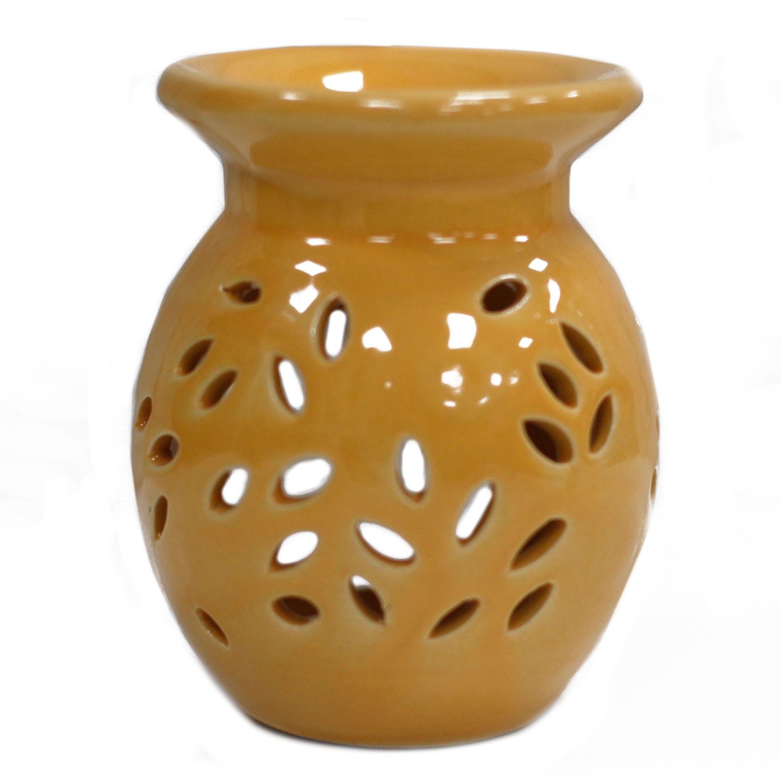 Floral Oil Burner -Yellow - Image 4