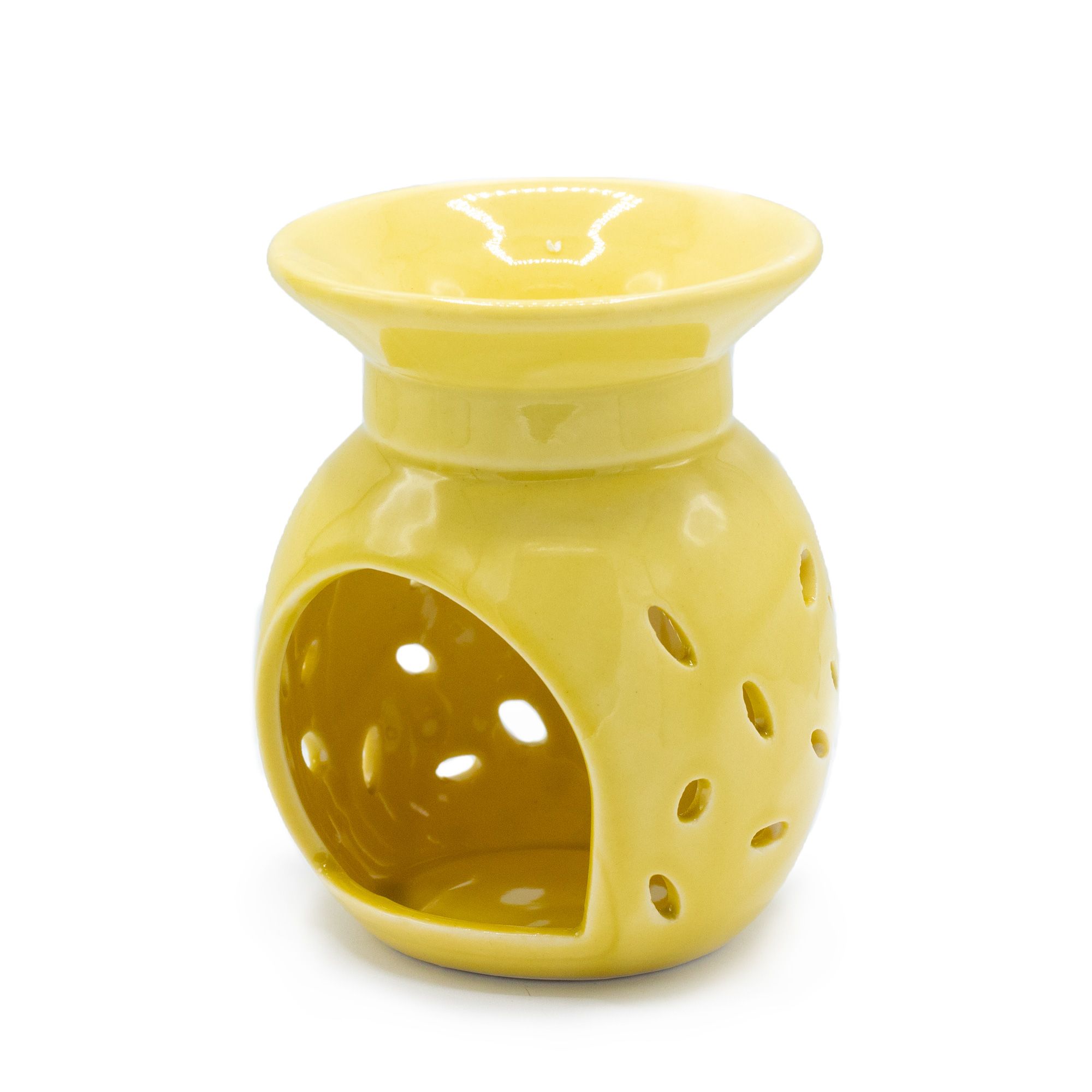 Floral Oil Burner -Yellow - Image 2
