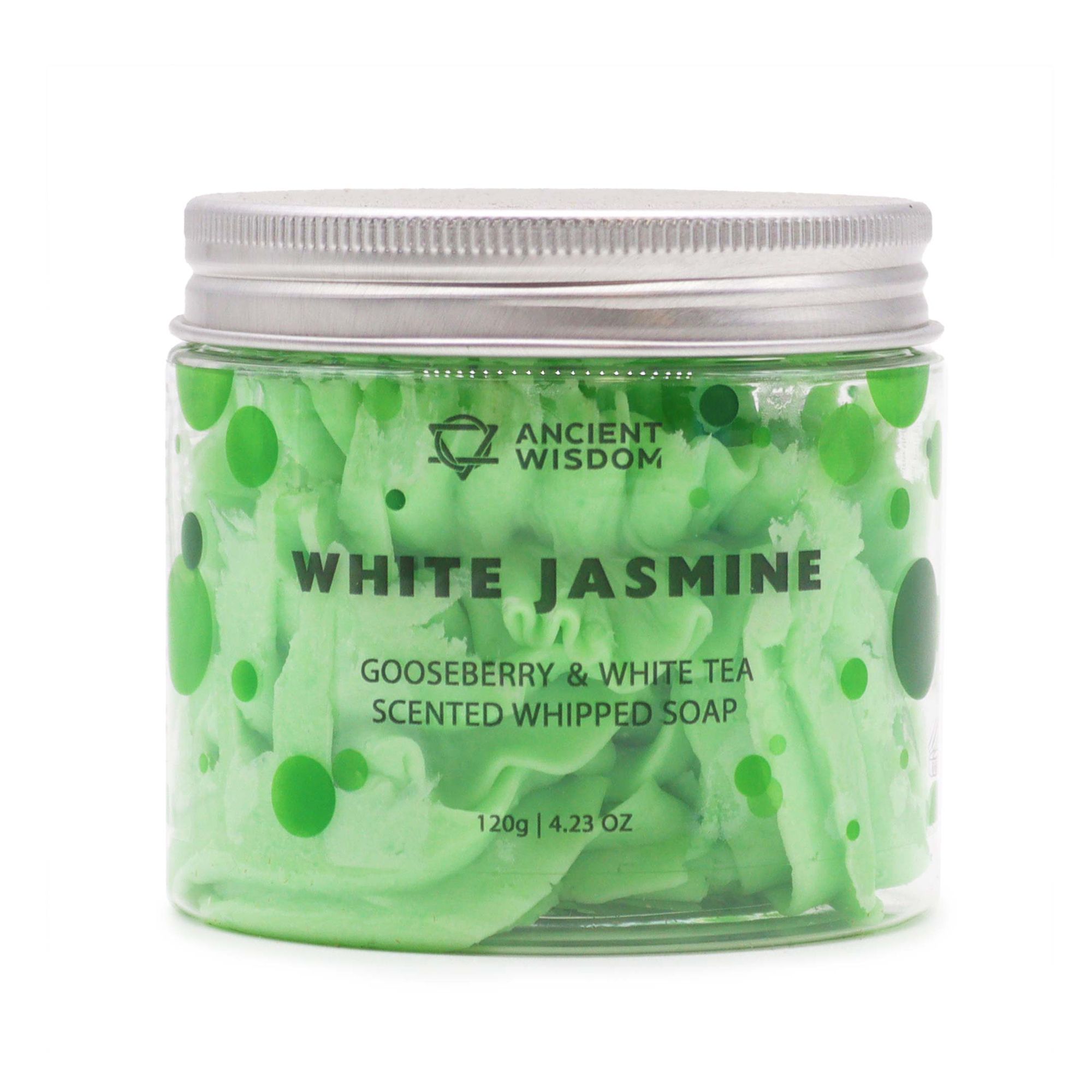 Gooseberry & White Tea Whipped Soap 120g - Image 3
