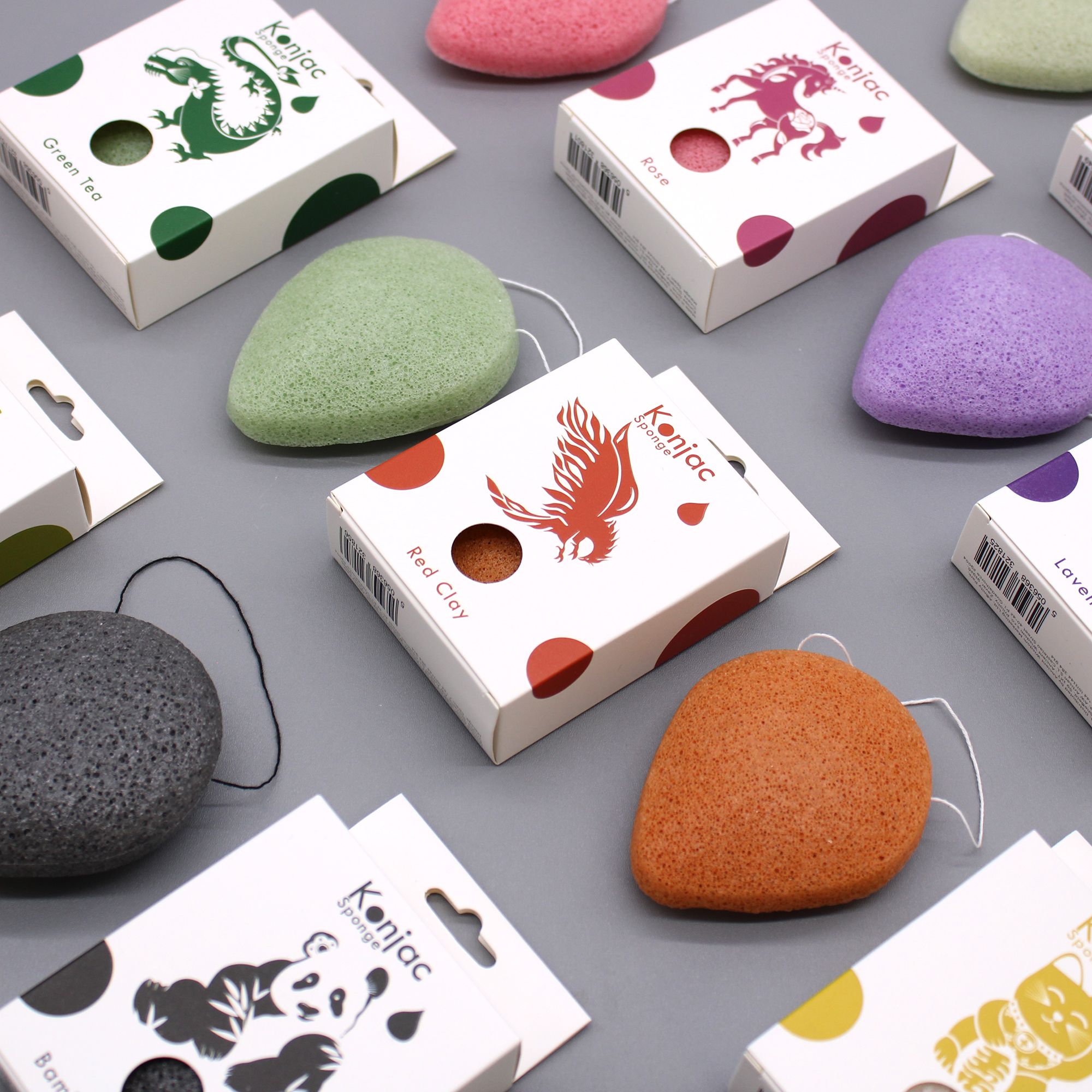Teardrop Konjac Sponge - Lavender - Calming - Image 2